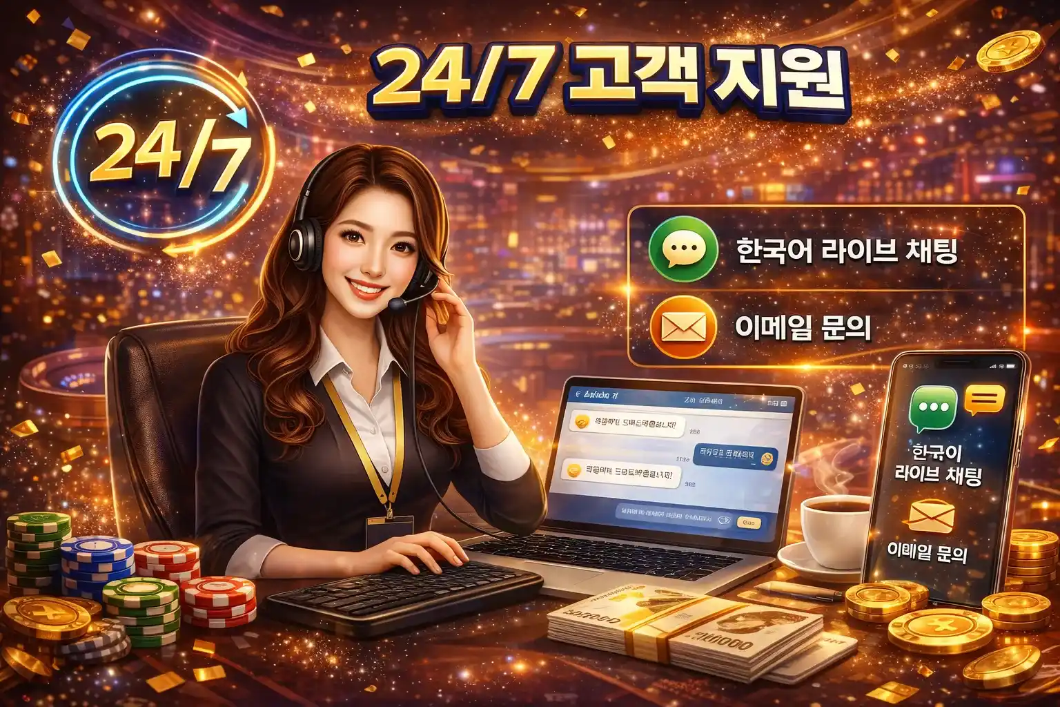 24-7 고객 지원